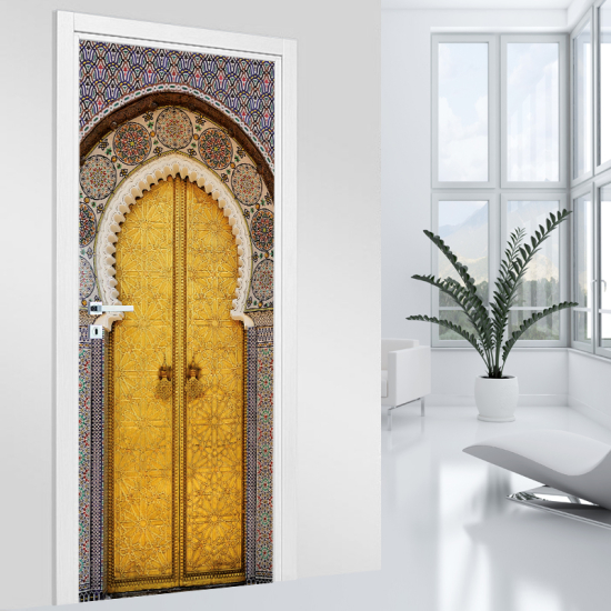 Vinilo Adhesivo para puerta - Puerta Oriental