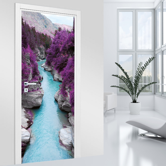 Vinilo Adhesivo para puerta - Río