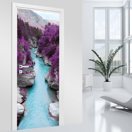 Vinilo Adhesivo para puerta - Río