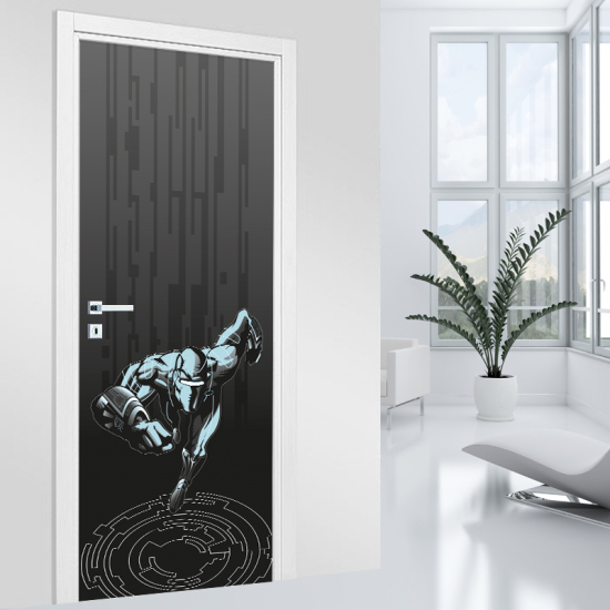 Vinilo Adhesivo para puerta - Robot