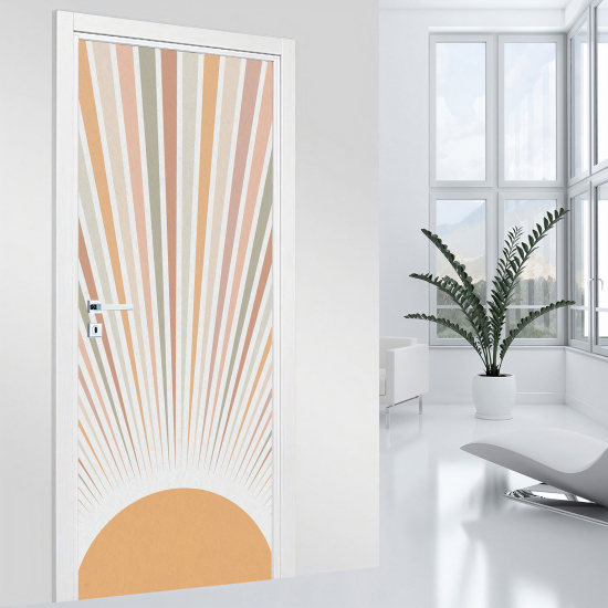 Vinilo Adhesivo para puerta - Sol boho