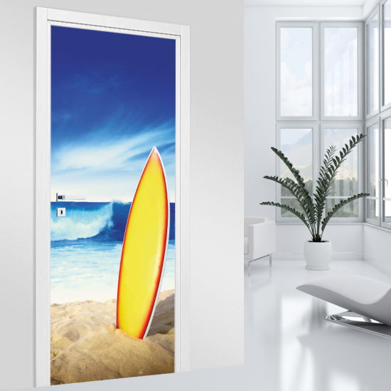 Vinilo Adhesivo para puerta - Surf