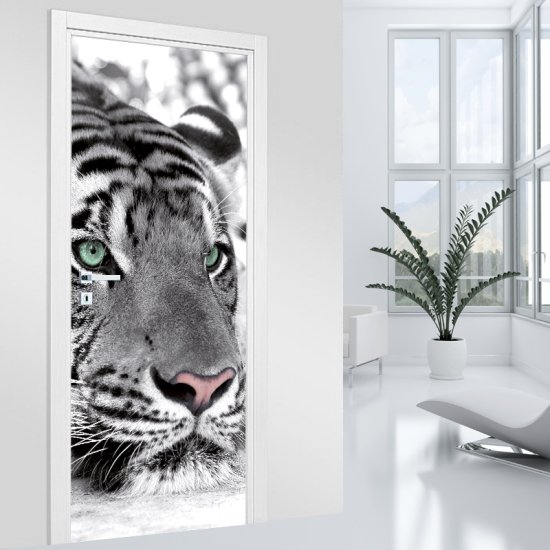 Vinilo Adhesivo para puerta - Tigre