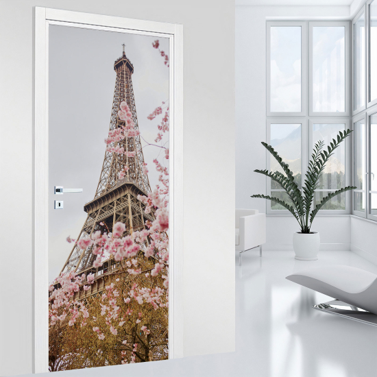 Vinilo Adhesivo para puerta - Torre Eiffel