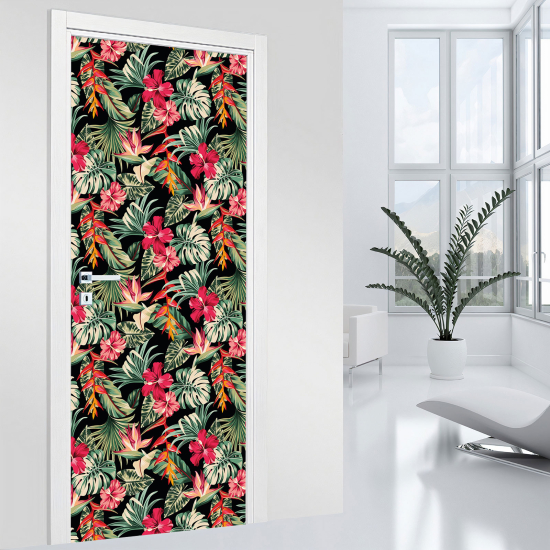 Vinilo Adhesivo para puerta - Tropical