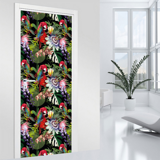 Vinilo Adhesivo para puerta - Tropical