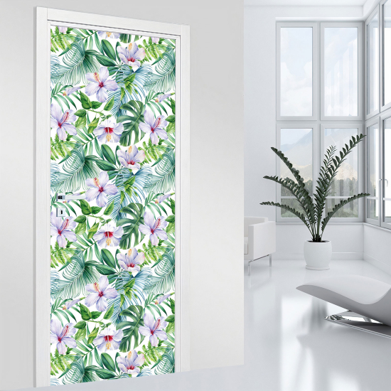 Vinilo Adhesivo para puerta - Tropical