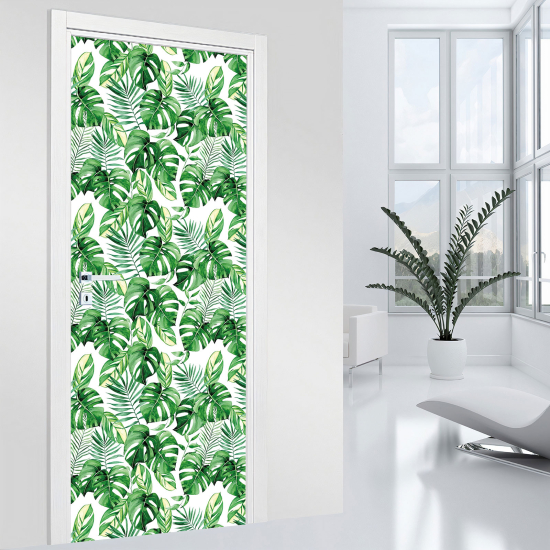 Vinilo Adhesivo para puerta - Tropical
