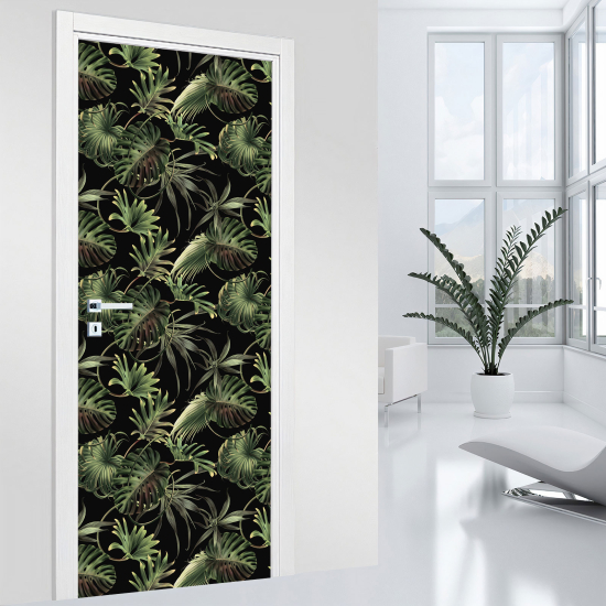 Vinilo Adhesivo para puerta - Tropical