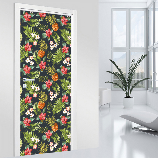 Vinilo Adhesivo para puerta - Tropical