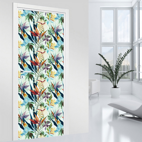 Vinilo Adhesivo para puerta - Tropical