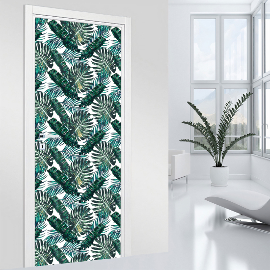 Vinilo Adhesivo para puerta - Tropical