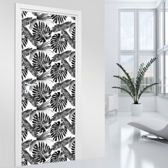 Vinilo Adhesivo para puerta - Tropical