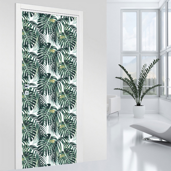 Vinilo Adhesivo para puerta - Tropical
