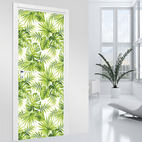 Vinilo Adhesivo para puerta - Tropical