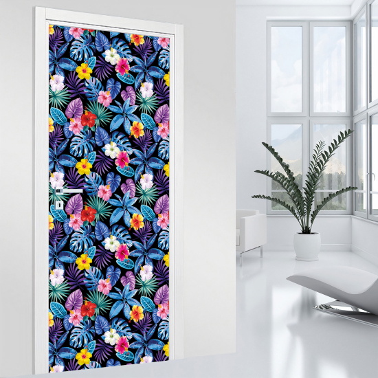 Vinilo Adhesivo para puerta - Tropical