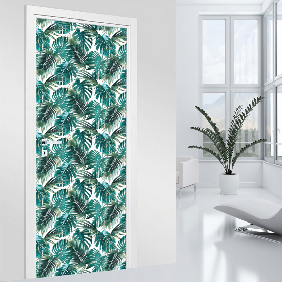 Vinilo Adhesivo para puerta - Tropical