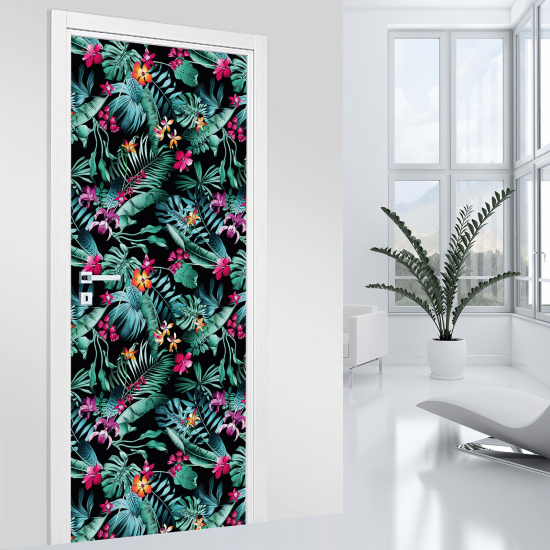 Vinilo Adhesivo para puerta - Tropical