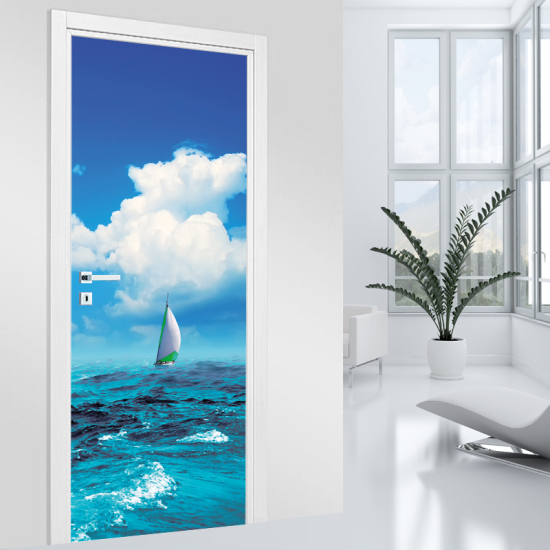 Vinilo Adhesivo para puerta - Velero