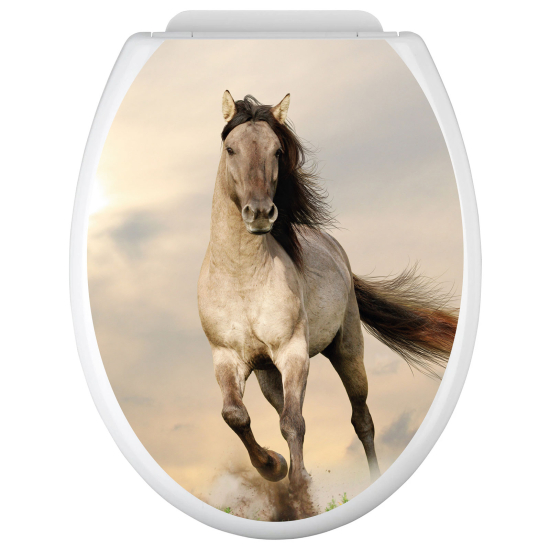 Vinilo Adhesivo para tapa WC - Caballo