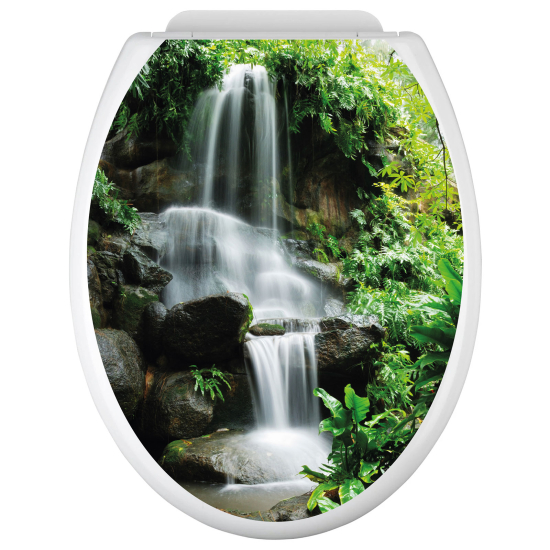 Vinilo Adhesivo para tapa WC - Cascada s