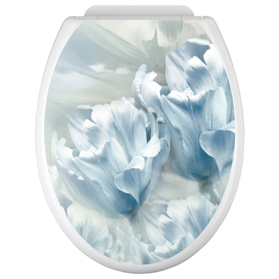 Vinilo Adhesivo para tapa WC - Flores