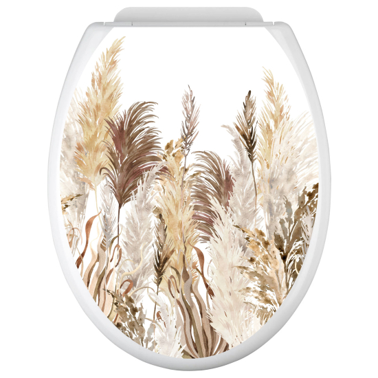 Vinilo Adhesivo para tapa WC - Pampas