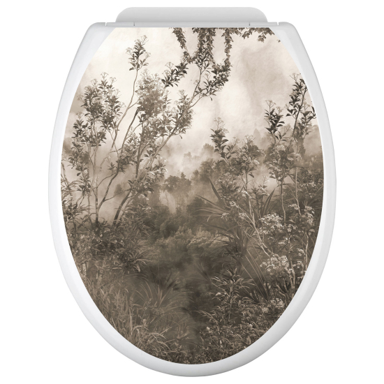 Vinilo Adhesivo para tapa WC - Plantas Silvestres