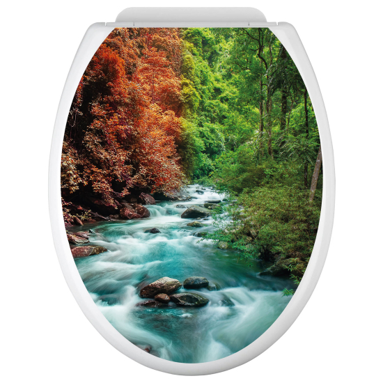 Vinilo Adhesivo para tapa WC - Río