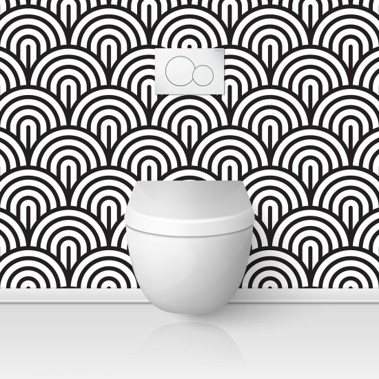 Vinilo Adhesivo para WC - Diseño