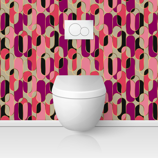 Vinilo Adhesivo para WC - Diseño