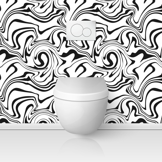 Vinilo Adhesivo para WC - Diseño