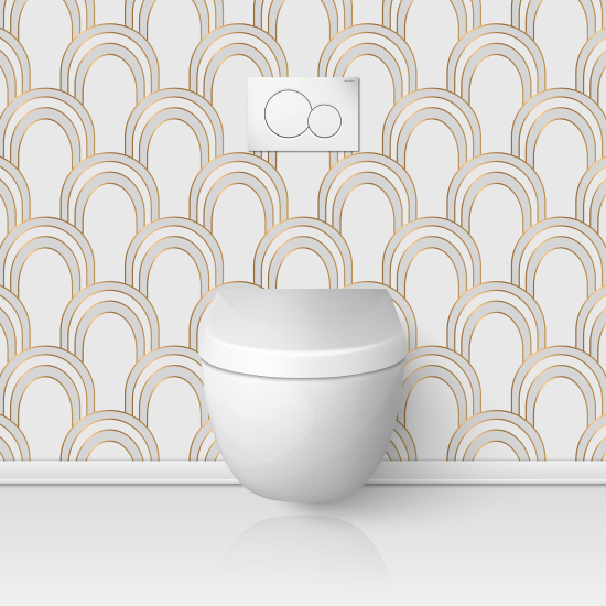 Vinilo Adhesivo para WC - Diseño