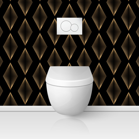 Vinilo Adhesivo para WC - Motivo elegante