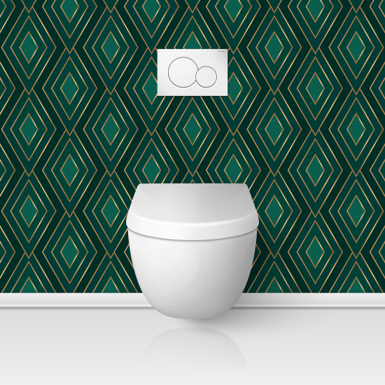 Vinilo Adhesivo para WC - Motivo elegante