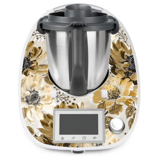 Vinilo Adhesivo Thermomix - TM5 - Flores