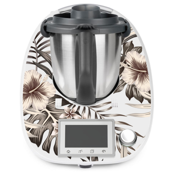 Vinilo Adhesivo Thermomix - TM5 - Flores