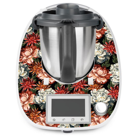 Vinilo Adhesivo Thermomix - TM5 - Flores