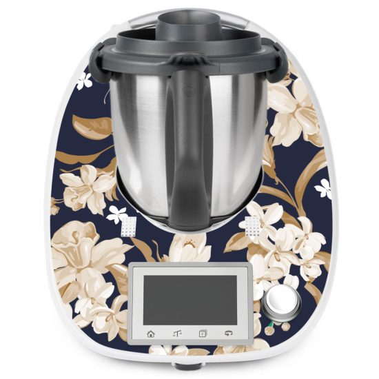 Vinilo Adhesivo Thermomix - TM5 - Flores