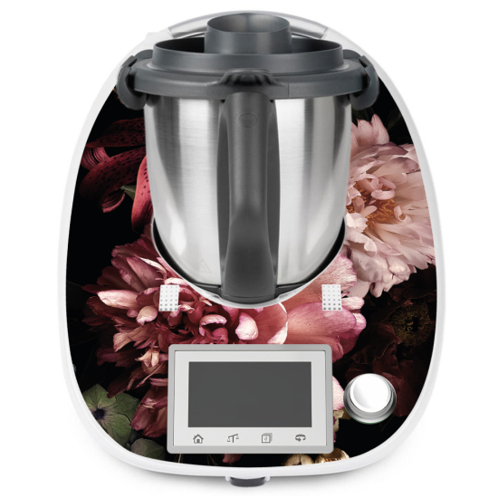 Vinilo Adhesivo Thermomix - TM5 - Flores