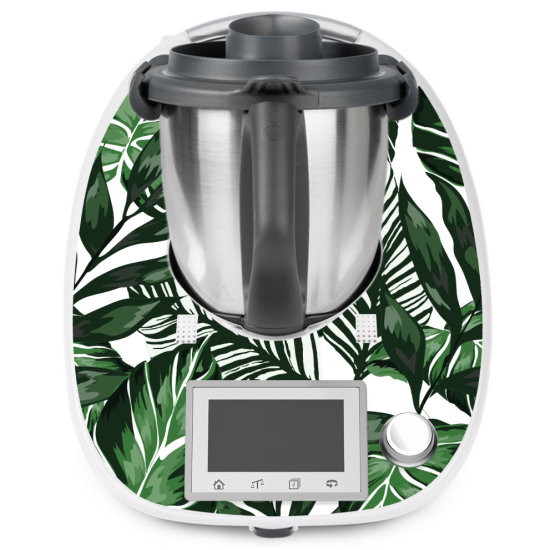 Vinilo Adhesivo Thermomix - TM5 - Hojas Tropicales