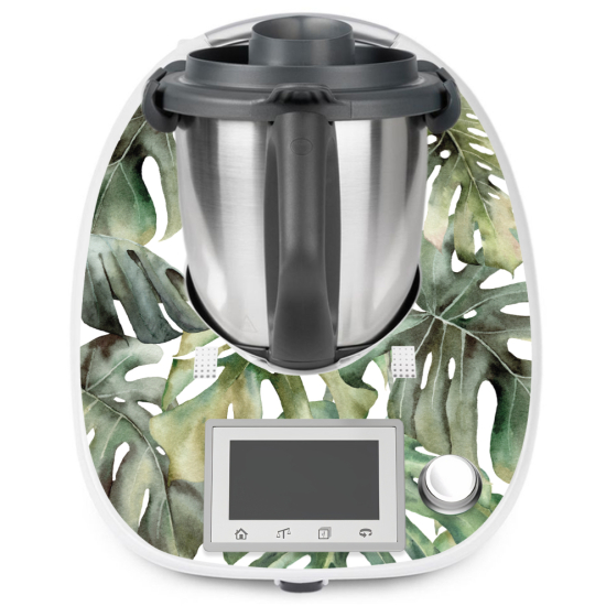 Vinilo Adhesivo Thermomix - TM5 - Hojas Tropicales