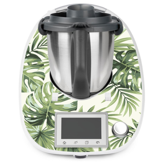 Vinilo Adhesivo Thermomix - TM5 - Hojas Tropicales