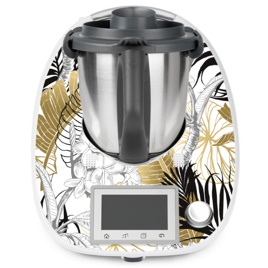 Vinilo Adhesivo Thermomix - TM5 - Hojas Tropicales