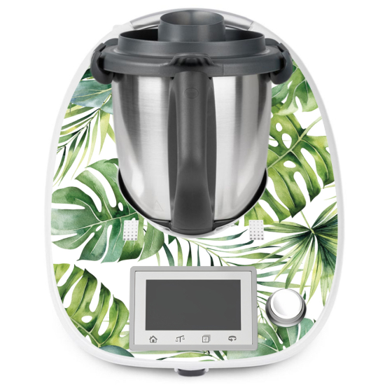 Vinilo Adhesivo Thermomix - TM5 - Hojas Tropicales