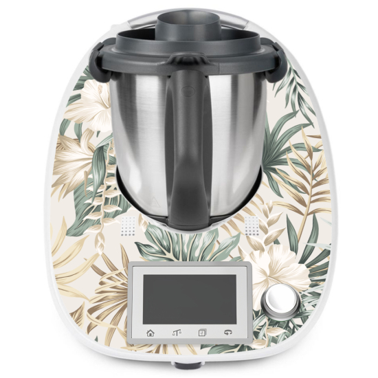 Vinilo Adhesivo Thermomix - TM5 - Hojas Tropicales