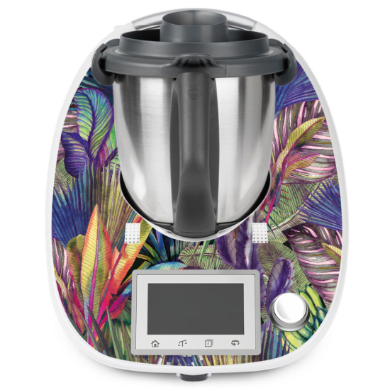 Vinilo Adhesivo Thermomix - TM5 - Hojas Tropicales
