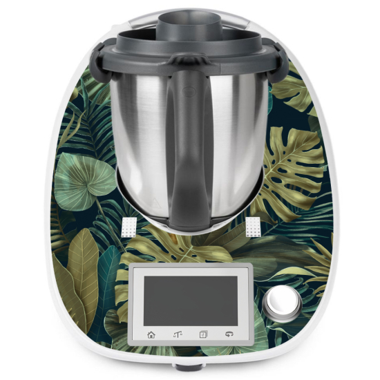 Vinilo Adhesivo Thermomix - TM5 - Hojas Tropicales