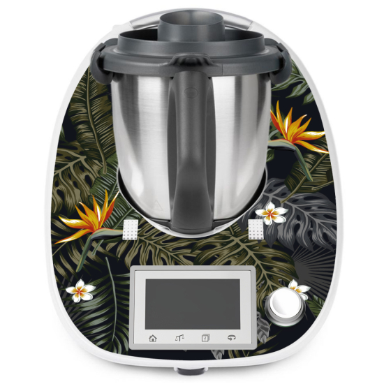 Vinilo Adhesivo Thermomix - TM5 - Hojas Tropicales