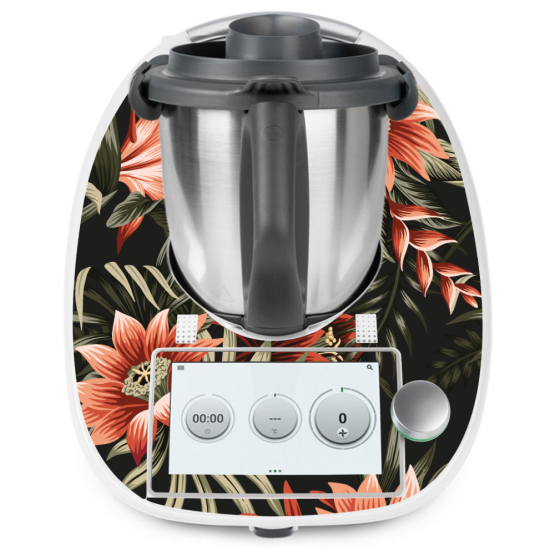 Vinilo Adhesivo Thermomix - TM6 - Flores